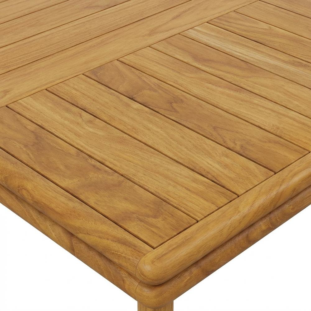 Modern Teak Wood Outdoor Coffee Table for Patio or Garden Use. Picture 5