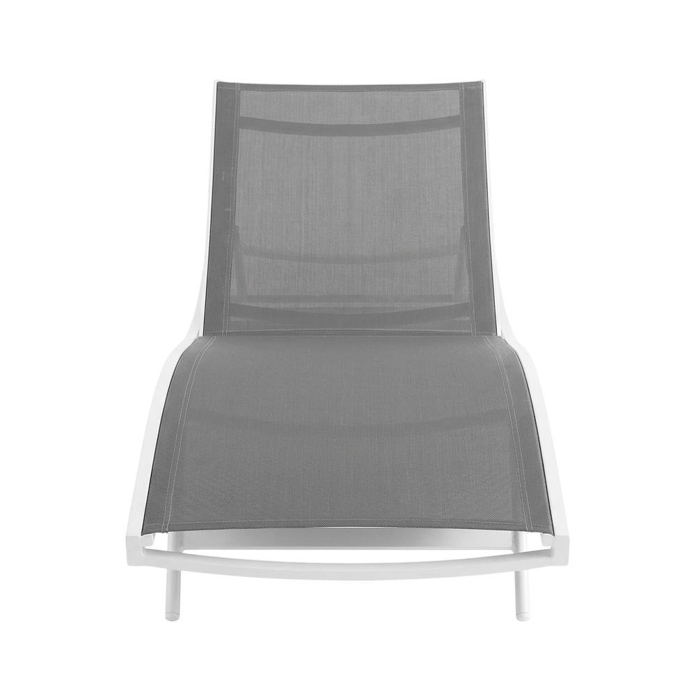 Outdoor Patio Chaise Lounge Chair In Weather-Resistant Design For Outdoor Spaces. Picture 4