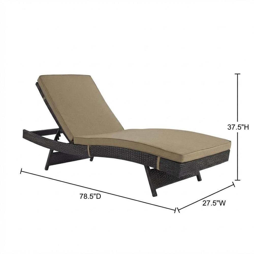 Outdoor Patio Chaise Lounge Set With Plush Cushions For Outdoor Relaxation. Picture 7