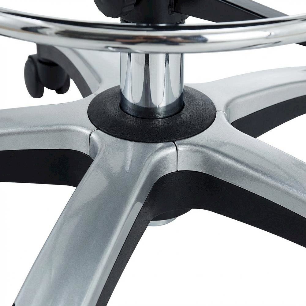 Plastic Drafting Chair with Armrest and Adjustable Height for Office Use. Picture 7