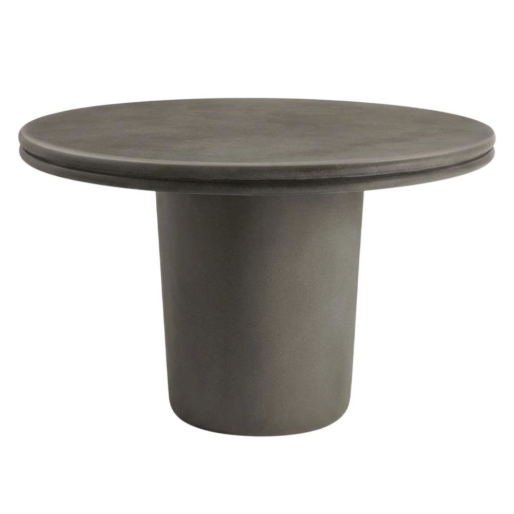Outdoor patio dining set with concrete table, 5-piece collection for outdoor use. Picture 1