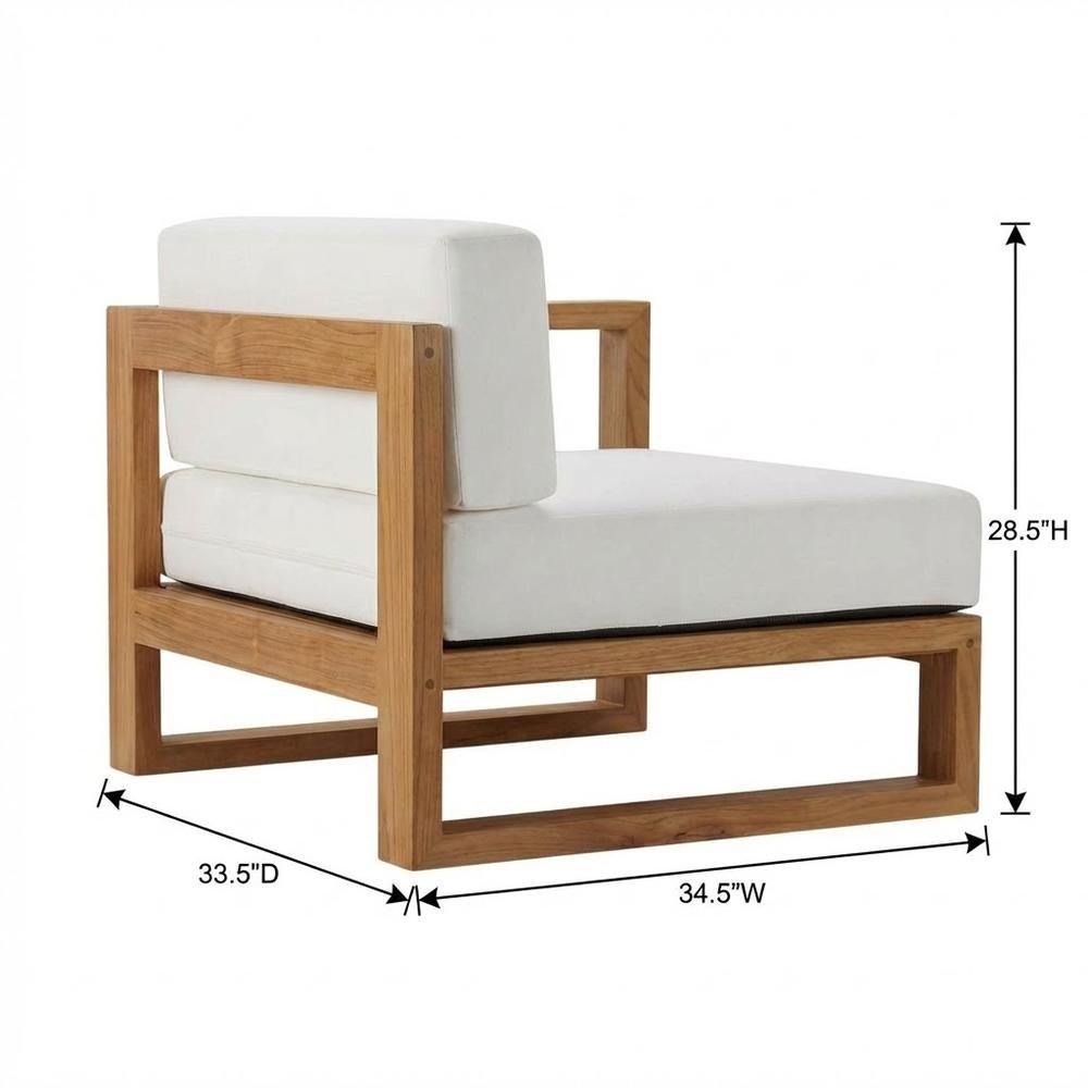 Outdoor Patio Armchair In Stylish Weather-Resistant Design. Picture 7
