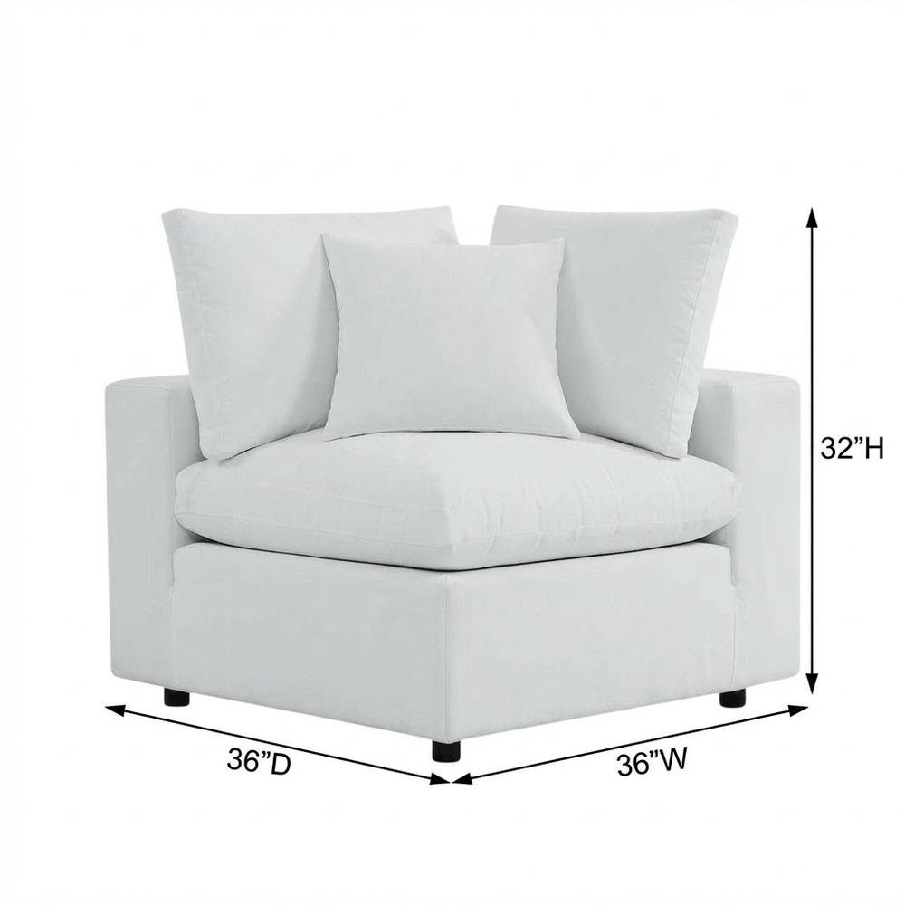 Outdoor Patio Corner Chair With Cushioned Seating And Sturdy Frame. Picture 7