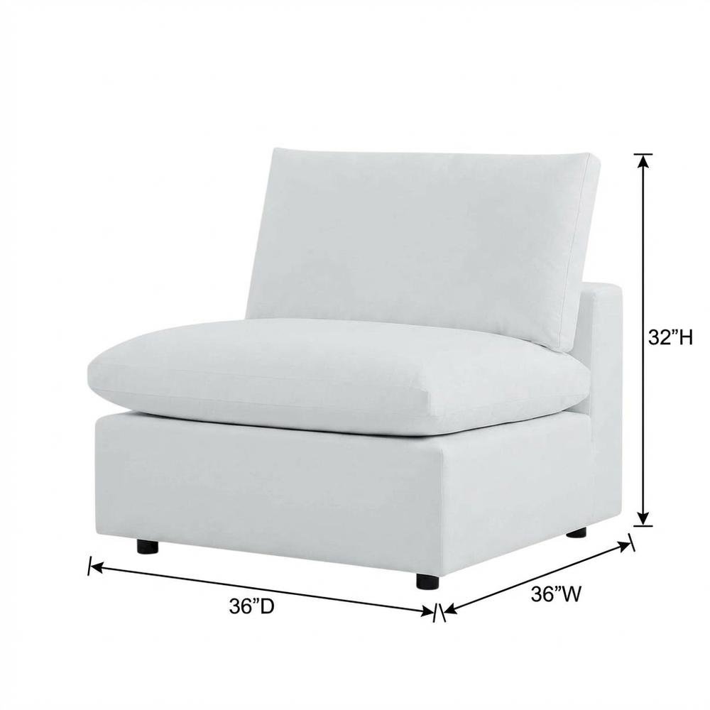 Outdoor Patio Armless Lounge Chair With Sturdy Frame, Weather-Resistant Design. Picture 7