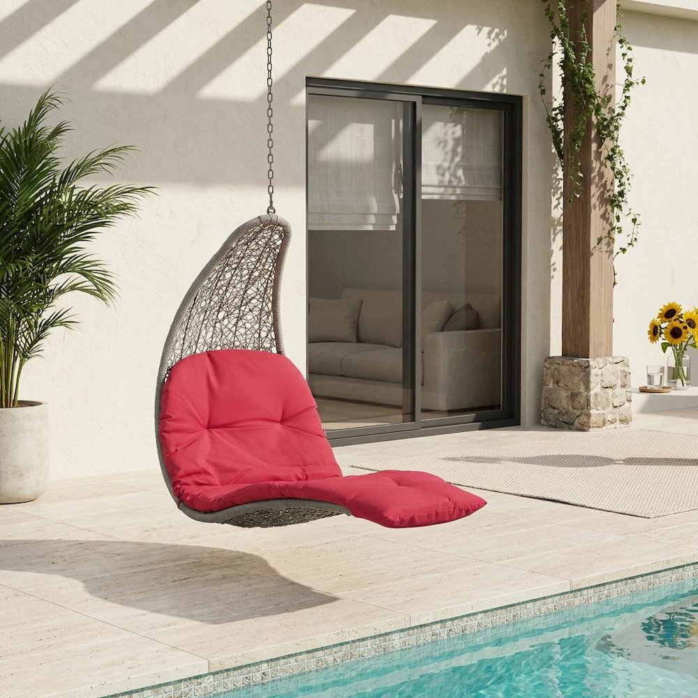 Outdoor Lounge Chair With Durable Construction And Weather-Resistant Design. Picture 2