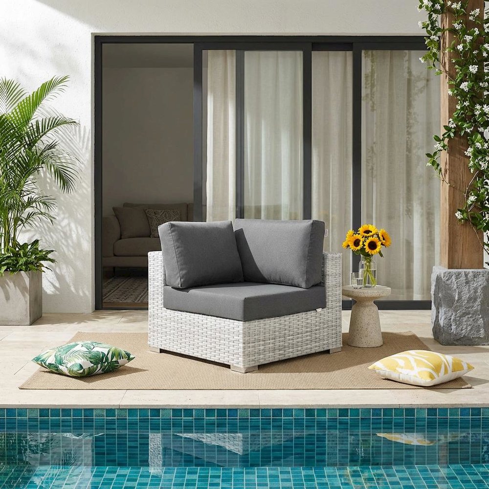 Outdoor Patio Corner Chair For Lounge And Relaxation. Picture 2