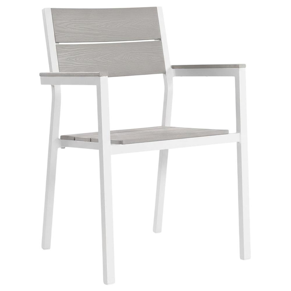 Outdoor Patio Dining Armchair Set Of 2 With Comfortable Backrests. Picture 1