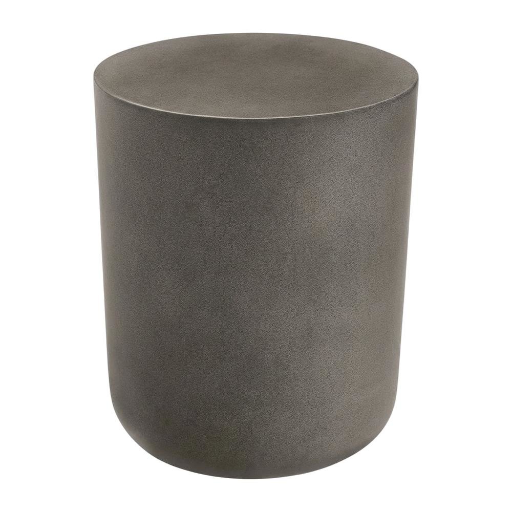 Outdoor patio concrete stool with modern design for outdoor use. Picture 1