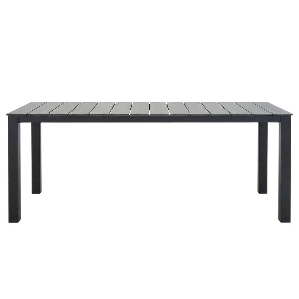 Elegant 80-Inch Outdoor Patio Dining Table With Sturdy Construction. Picture 4