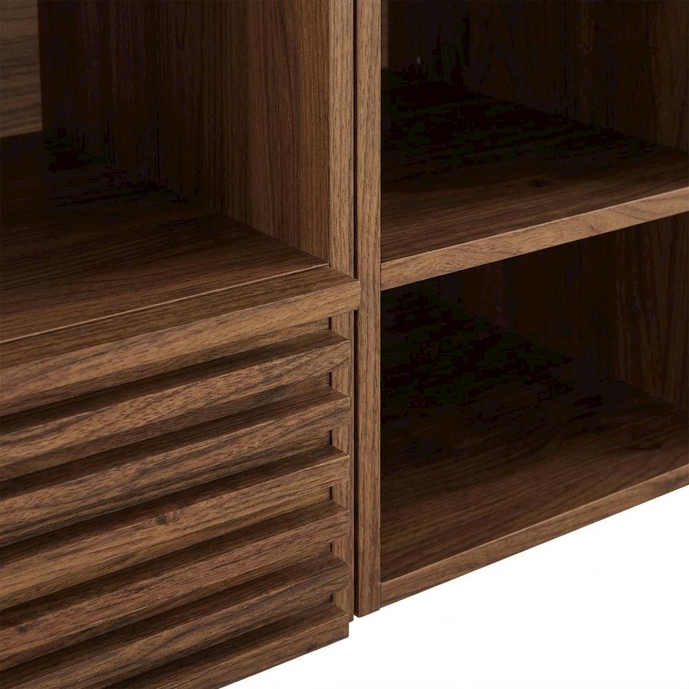 Walnut White 62-Inch Wall-Mount Double Sink Bathroom Vanity. Picture 6
