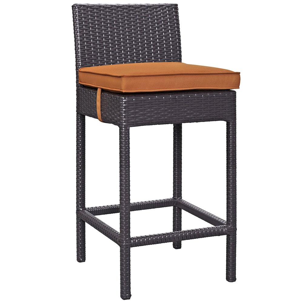 Convene Outdoor Patio Fabric Bar Stool. Picture 1