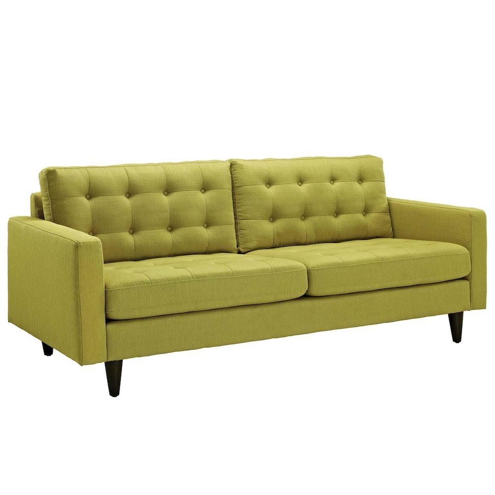 Empress Upholstered Fabric Sofa. Picture 1