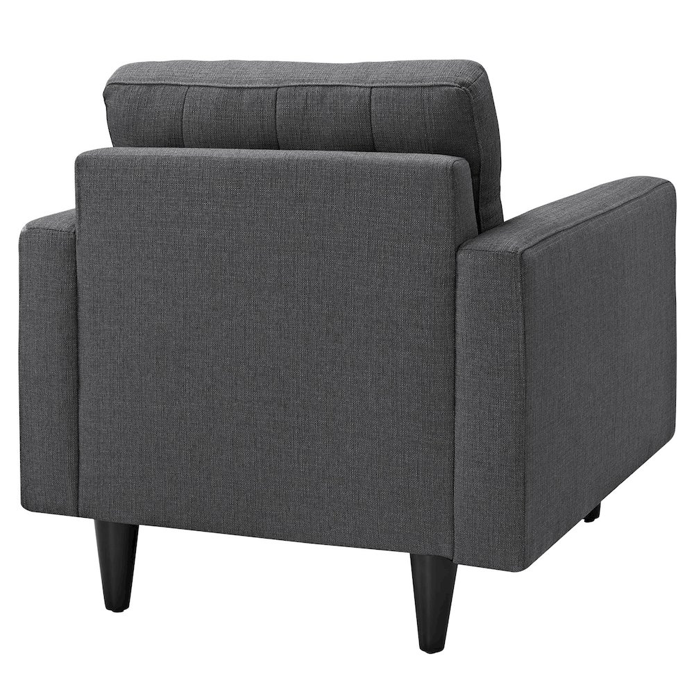 Empress Upholstered Fabric Armchair. Picture 4