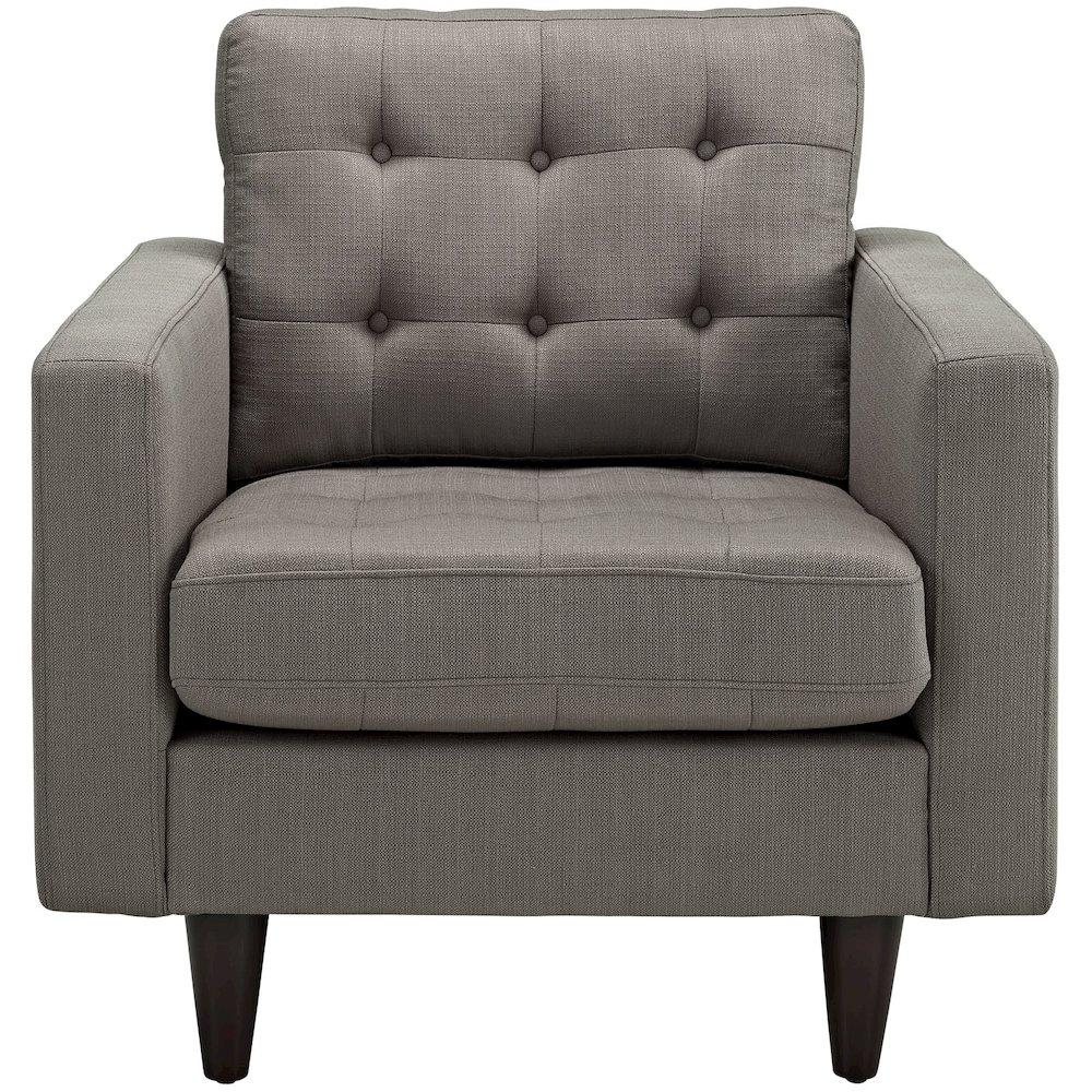 Empress Upholstered Fabric Armchair. Picture 2