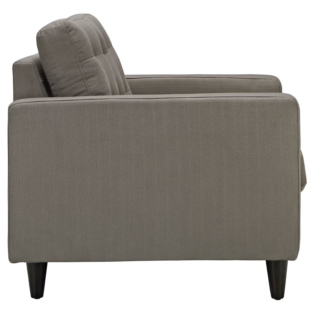 Empress Upholstered Fabric Armchair. Picture 3