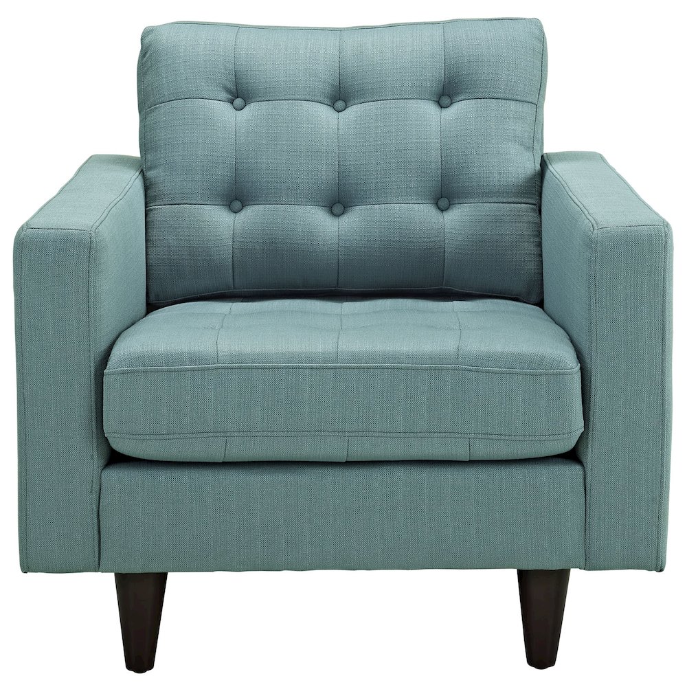 Empress Upholstered Fabric Armchair. Picture 2