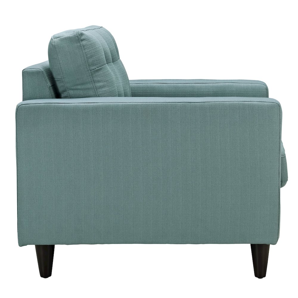 Empress Upholstered Fabric Armchair. Picture 3