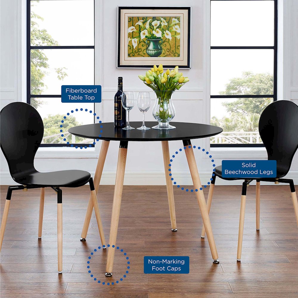 Track Round Dining Table. Picture 5