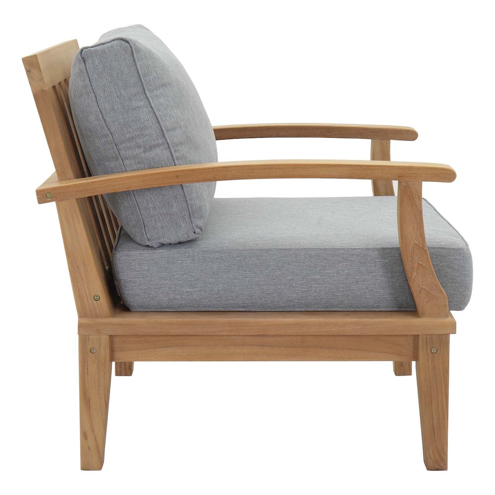 Marina Outdoor Patio Teak Armchair. Picture 2