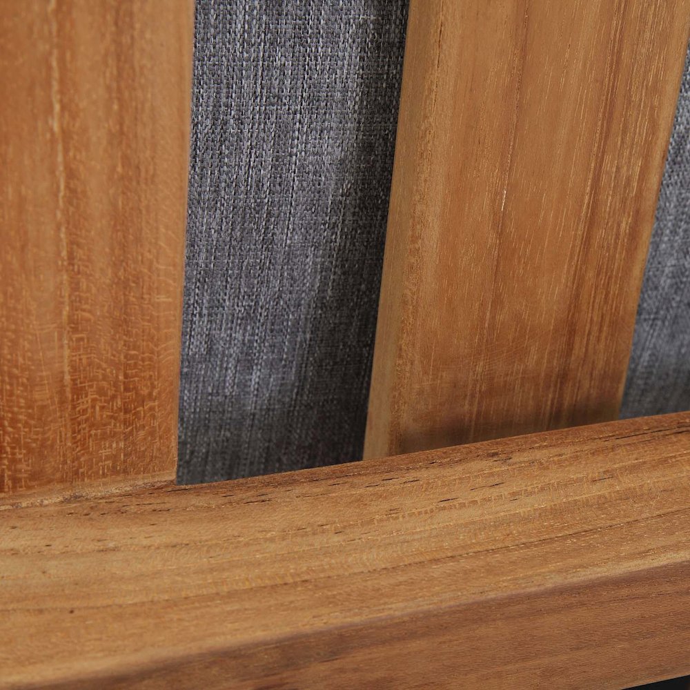 Marina Outdoor Patio Teak Corner Sofa. Picture 6