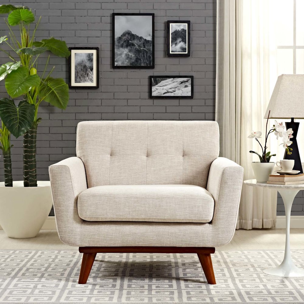 Engage Upholstered Fabric Armchair. Picture 5