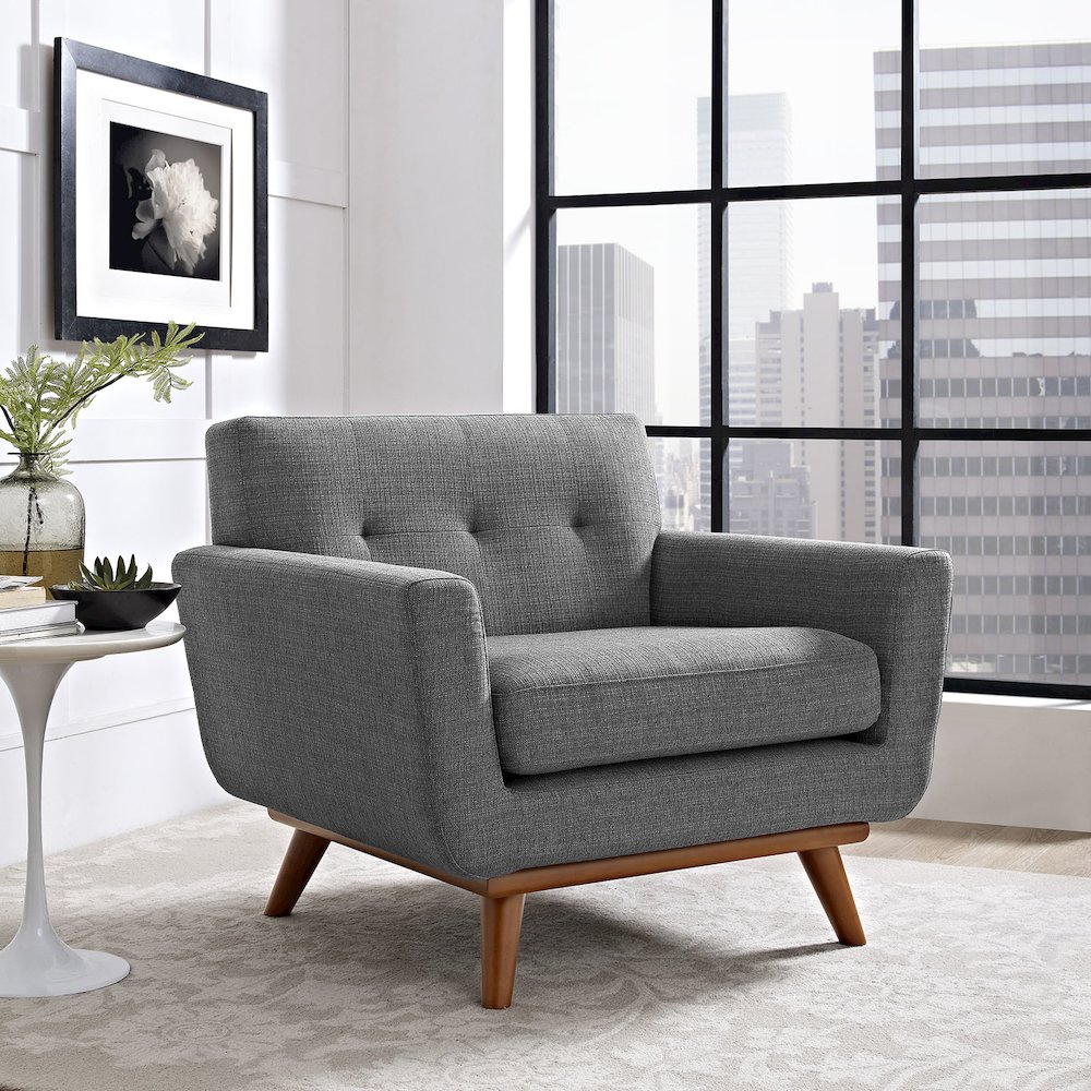 Engage Upholstered Fabric Armchair. Picture 5