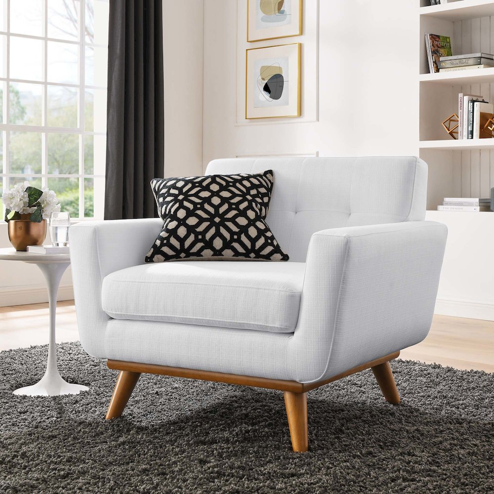 Engage Upholstered Fabric Armchair. Picture 6