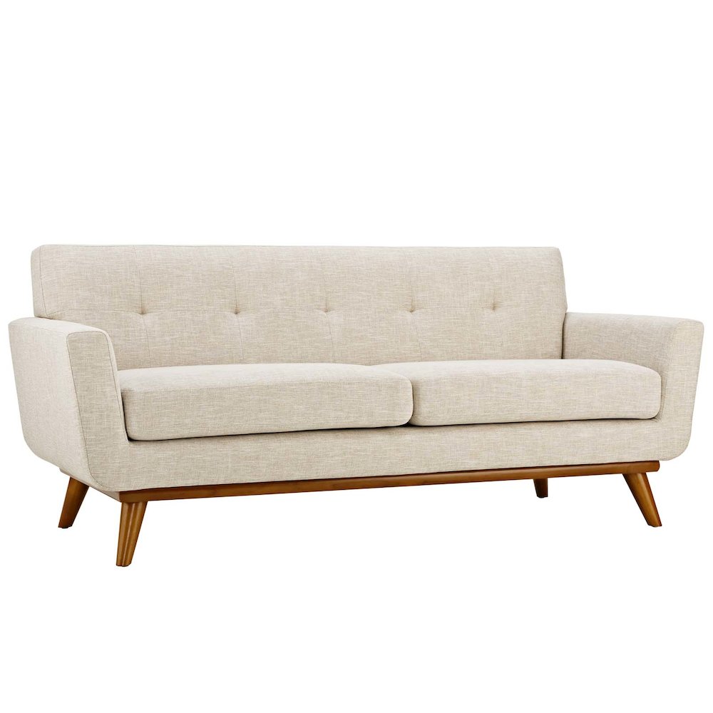 Engage Upholstered Fabric Loveseat. Picture 1