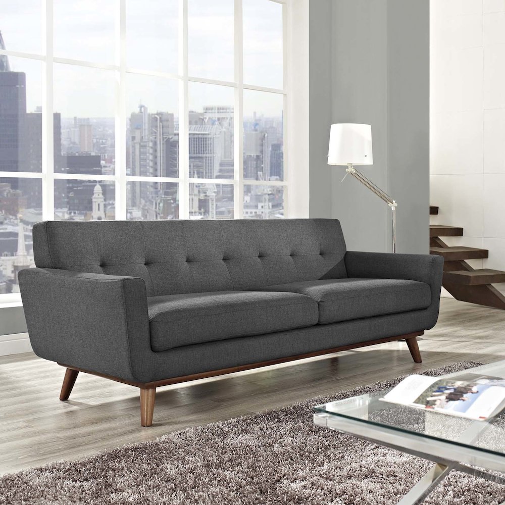 Engage Upholstered Fabric Sofa. Picture 4