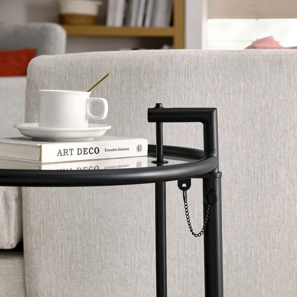 Eileen Gray Metal Side Table. Picture 10
