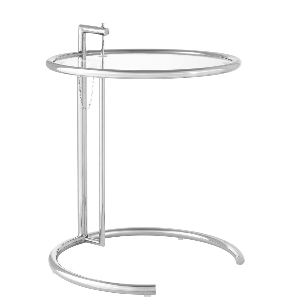 Eileen Gray Metal Side Table. Picture 1