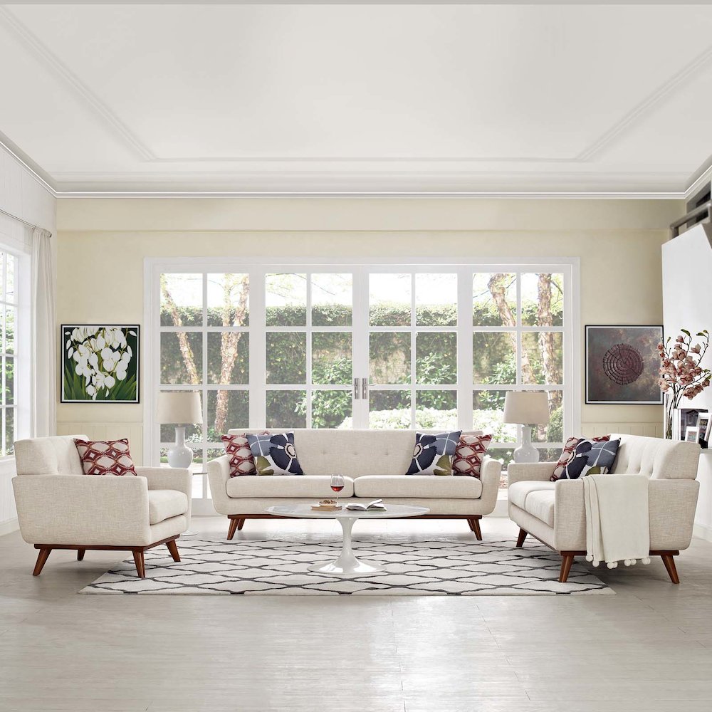 Engage Sofa Loveseat and Armchair Set of 3. Picture 8