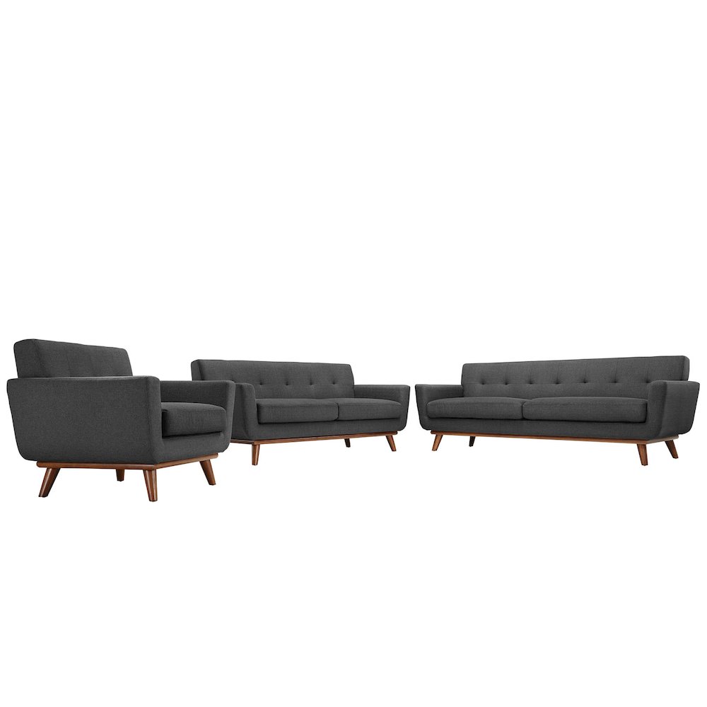 Engage Sofa Loveseat and Armchair Set of 3. Picture 1