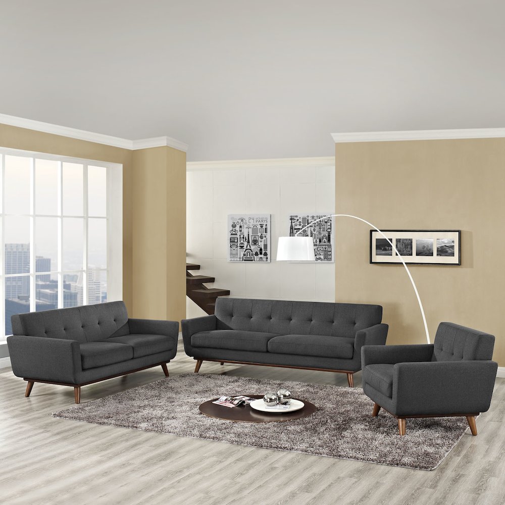 Engage Sofa Loveseat and Armchair Set of 3. Picture 7