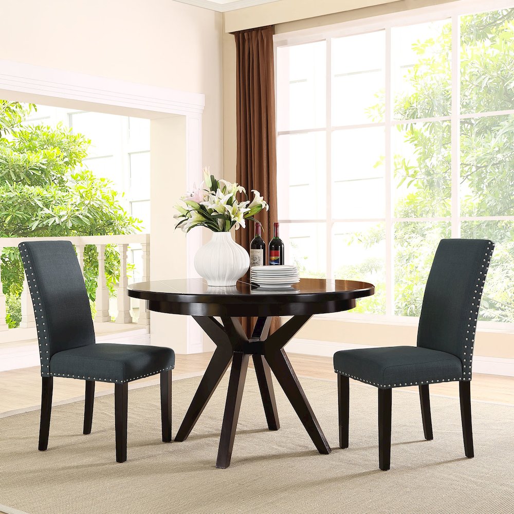 Parcel Dining Upholstered Fabric Side Chair. Picture 5