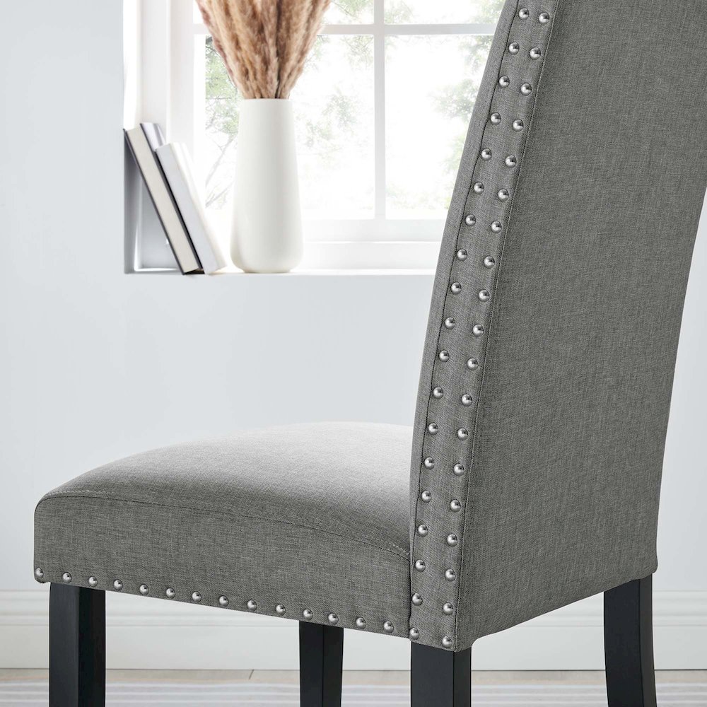 Parcel Dining Upholstered Fabric Side Chair. Picture 8