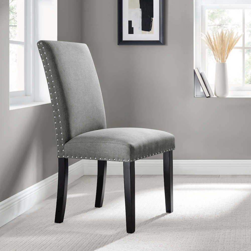 Parcel Dining Upholstered Fabric Side Chair. Picture 7