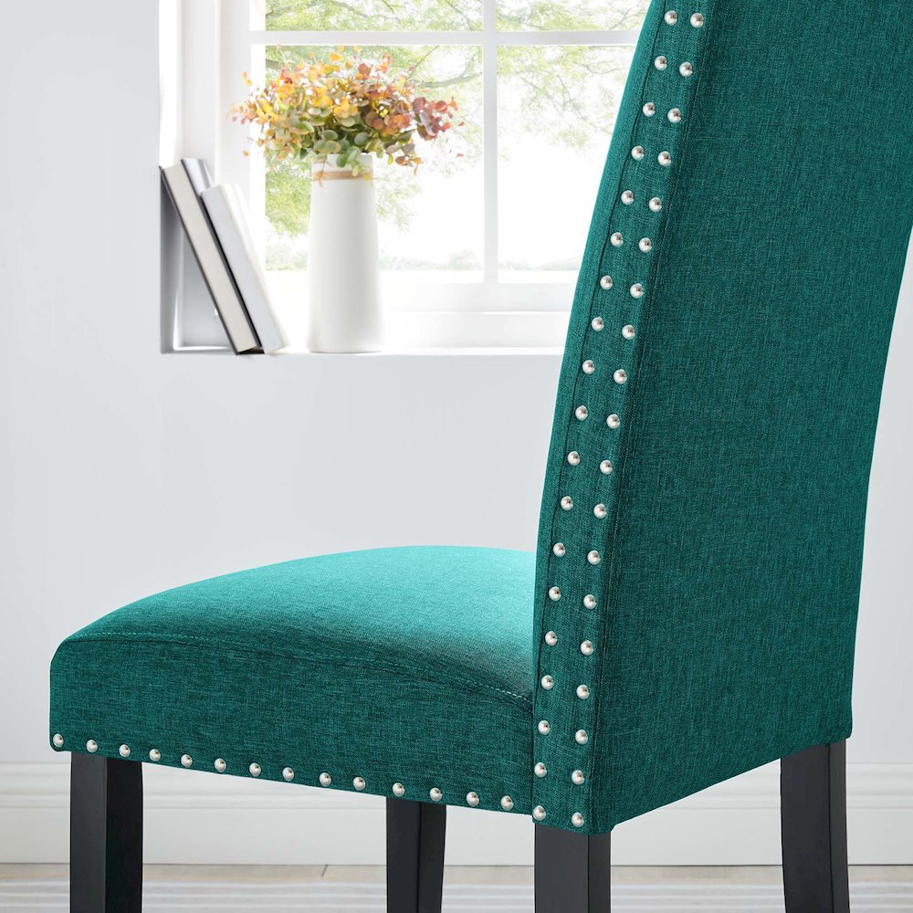 Parcel Dining Upholstered Fabric Side Chair. Picture 8
