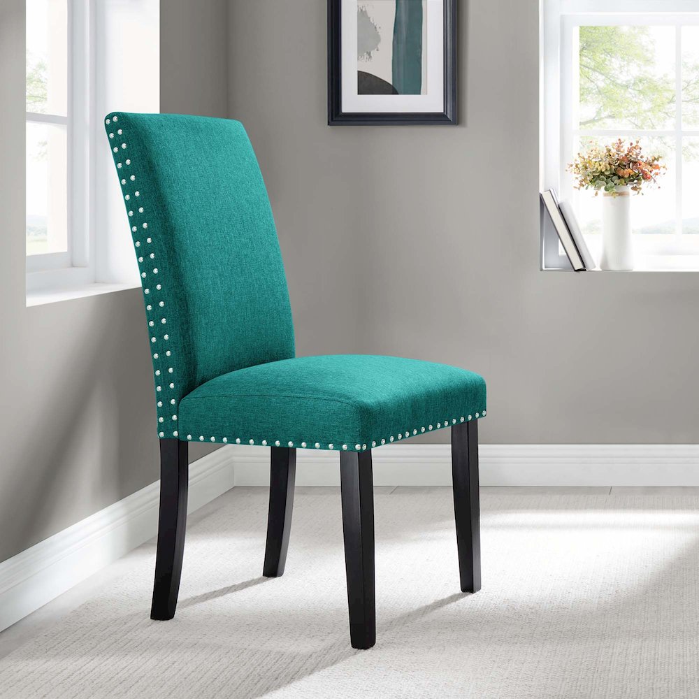 Parcel Dining Upholstered Fabric Side Chair. Picture 7