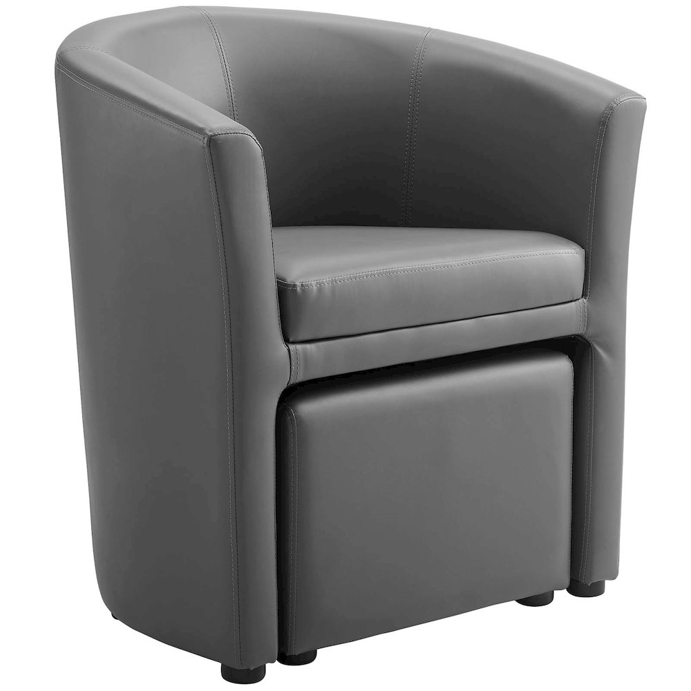 Divulge Armchair and Ottoman. Picture 2