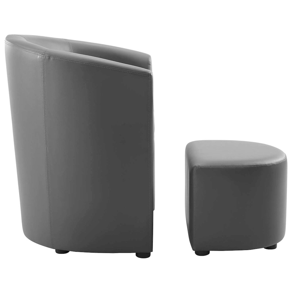 Divulge Armchair and Ottoman. Picture 3