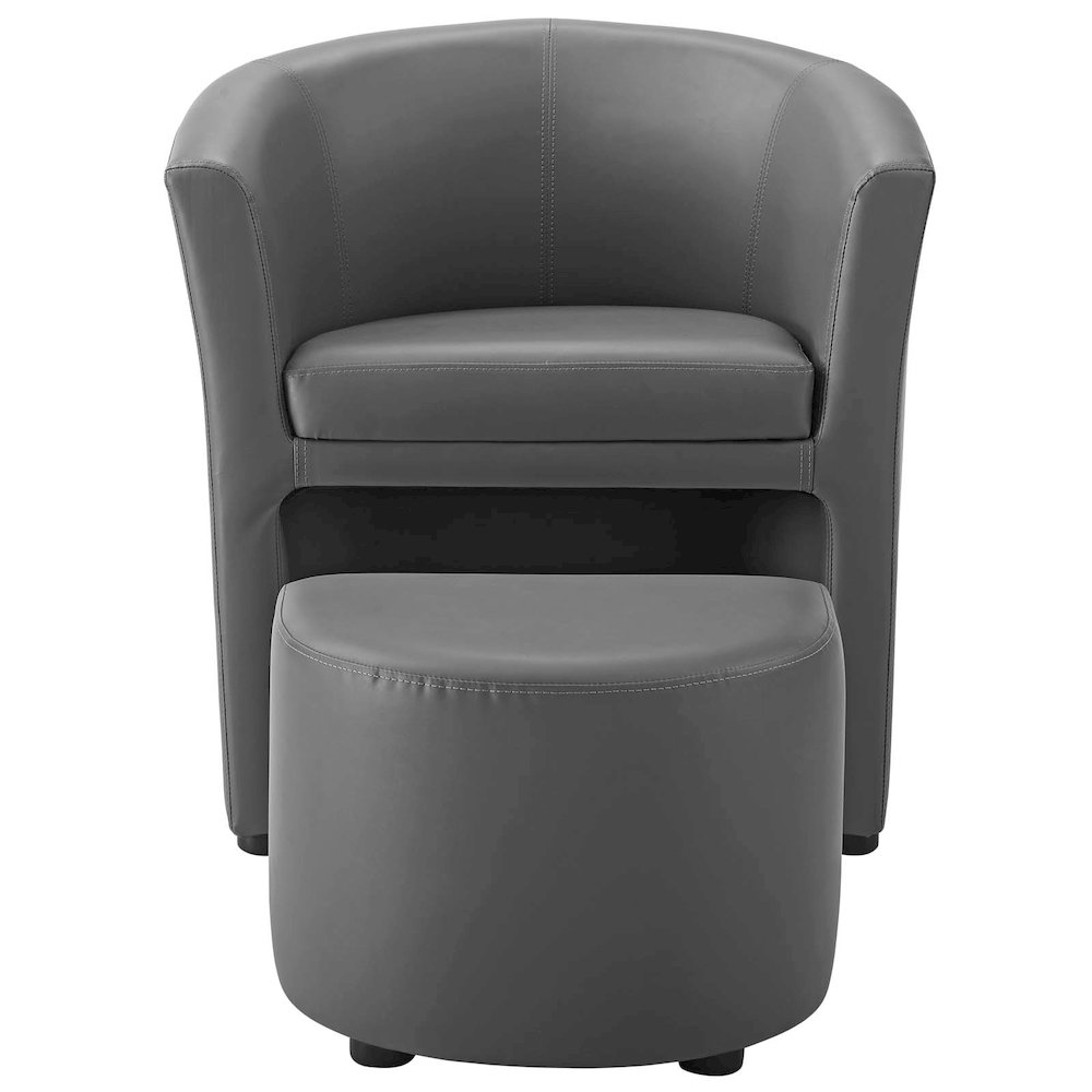 Divulge Armchair and Ottoman. Picture 5