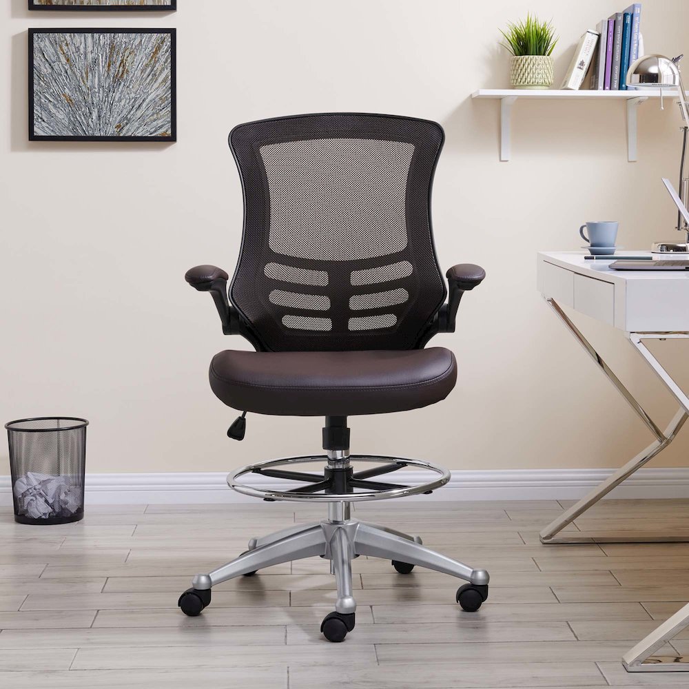 Attainment Vinyl Drafting Chair. Picture 14