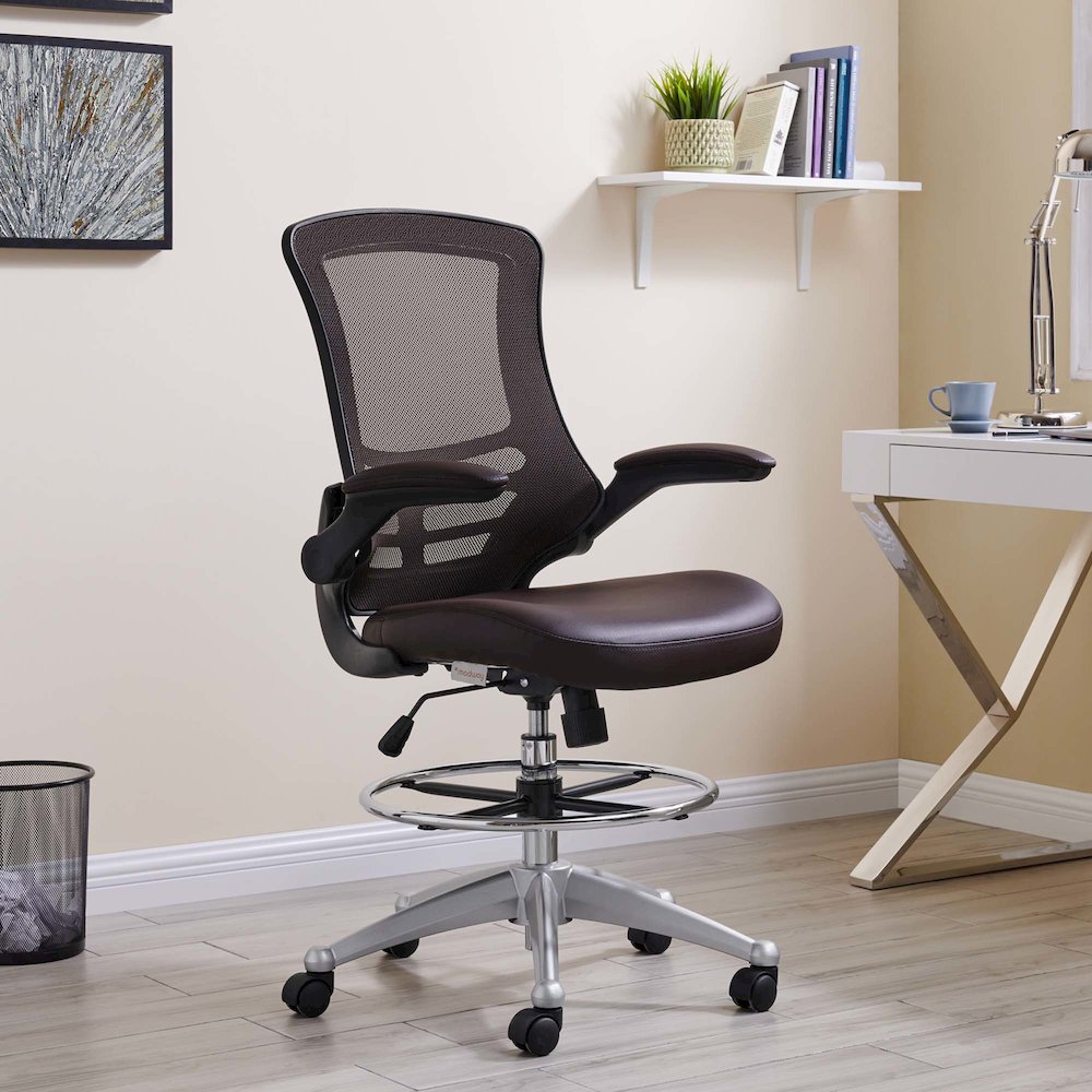 Attainment Vinyl Drafting Chair. Picture 13