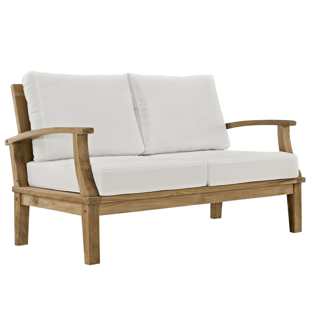 Marina 4 Piece Outdoor Patio Teak Set. Picture 3