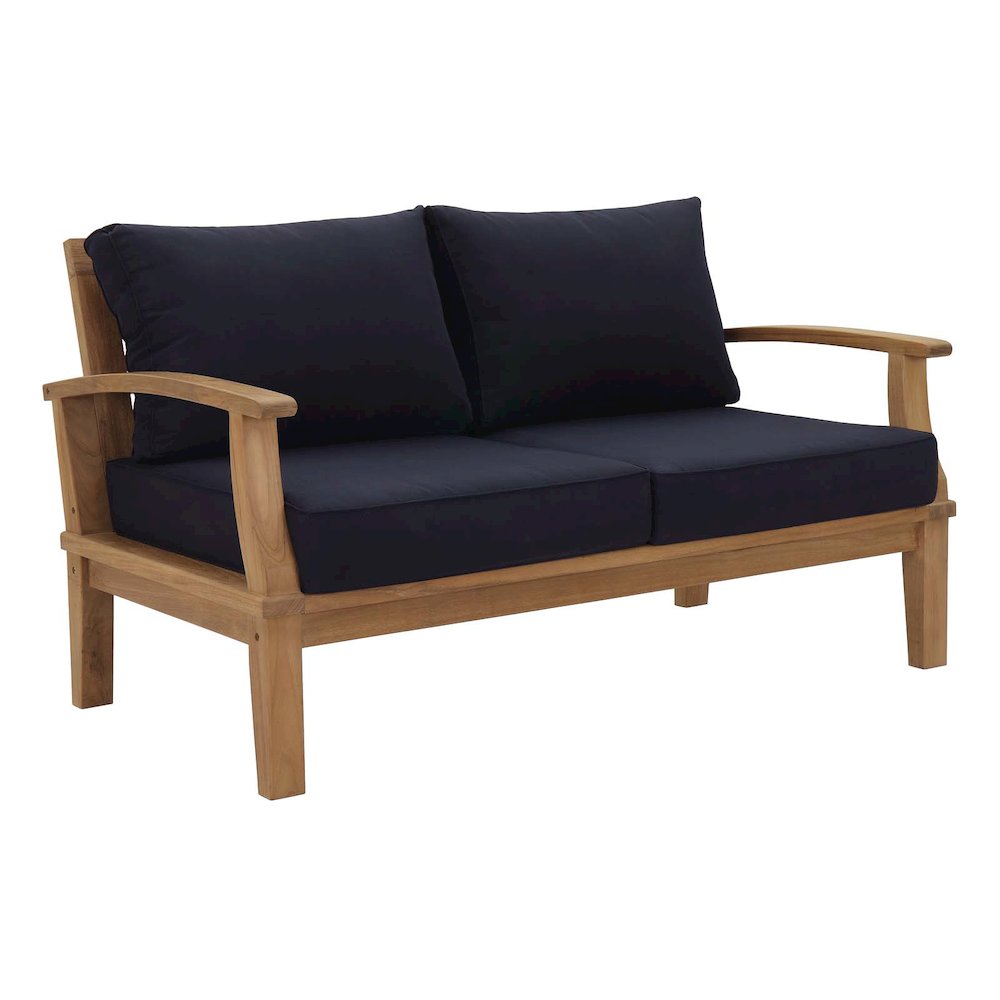 Marina 7 Piece Outdoor Patio Teak Set. Picture 2