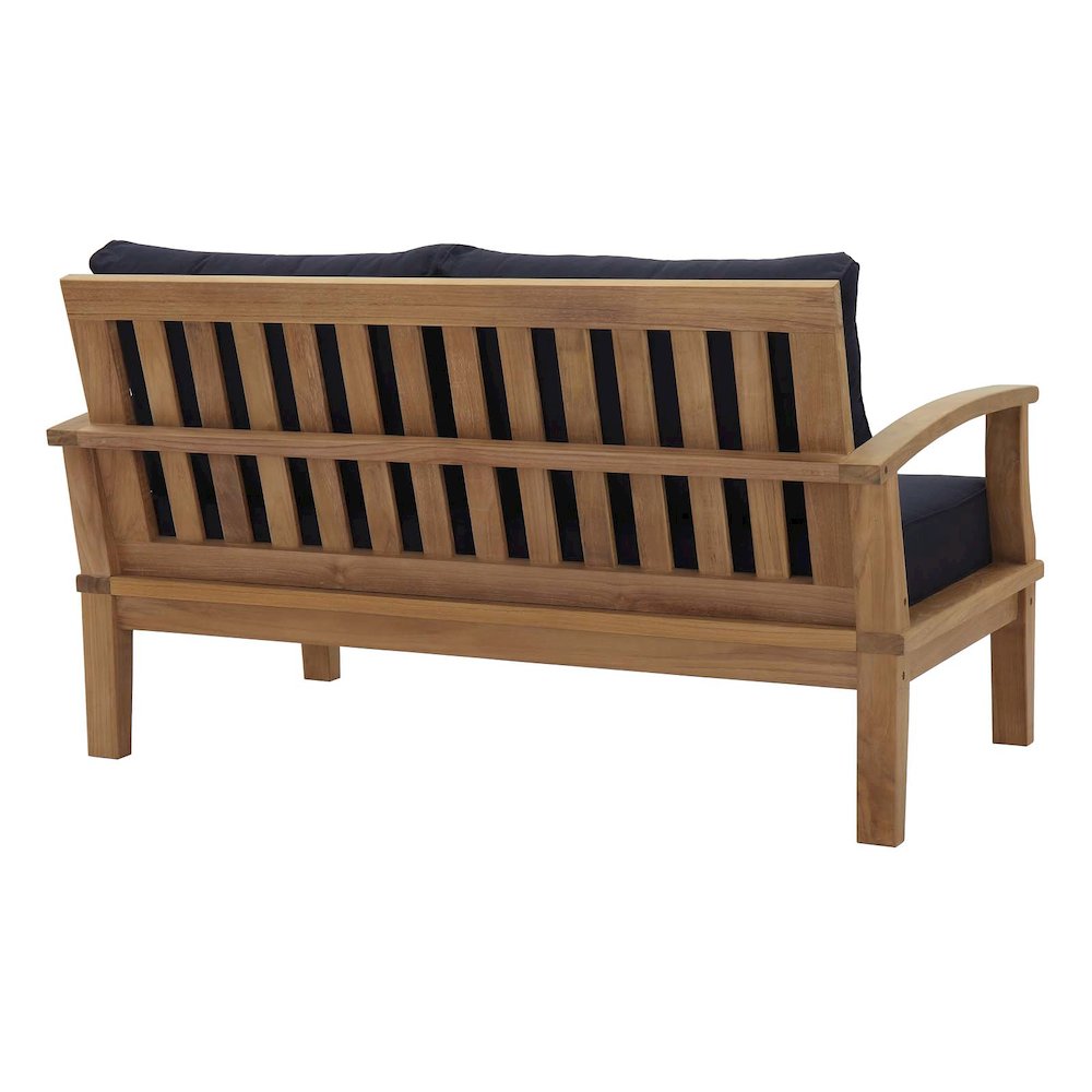 Marina 7 Piece Outdoor Patio Teak Set. Picture 8