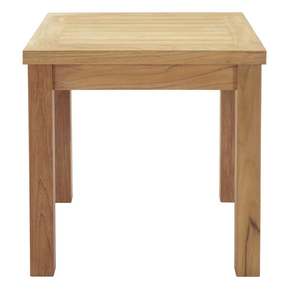 Marina 3 Piece Outdoor Patio Teak Set. Picture 5