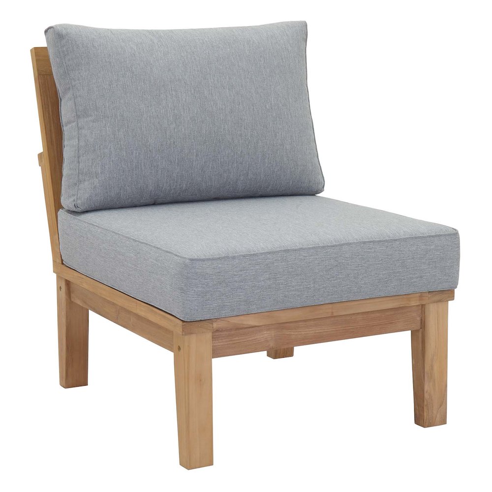 Marina 9 Piece Outdoor Patio Teak Set. Picture 3
