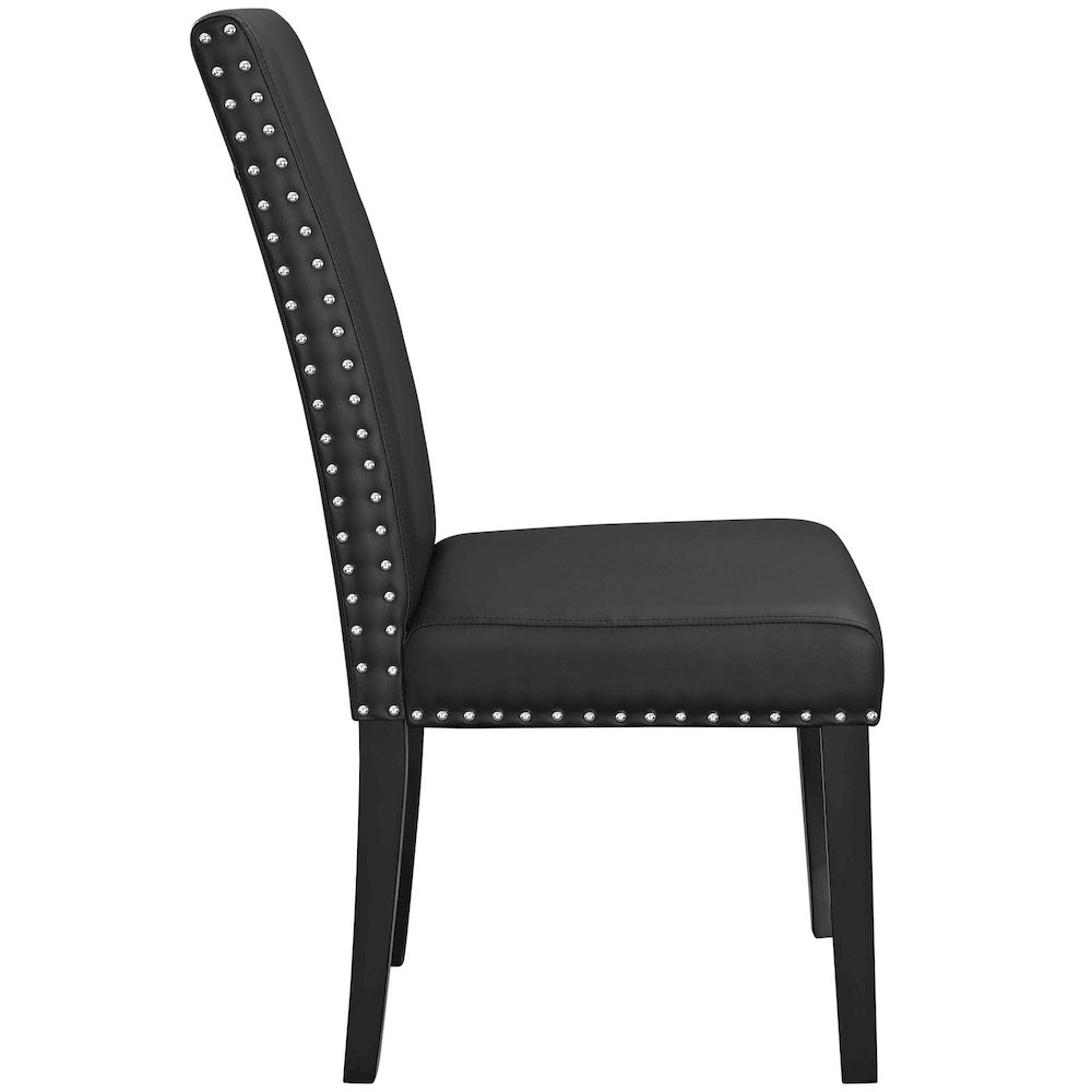 Parcel Dining Faux Leather Side Chair. Picture 2